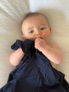 Superfine Merino Baby Blanket - Indigo