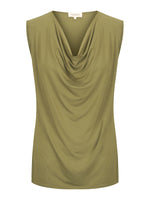 Capri Sleeveless Cowl Neck