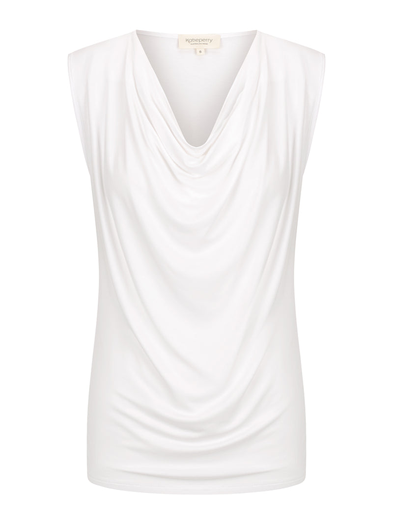 Capri Sleeveless Cowl Neck