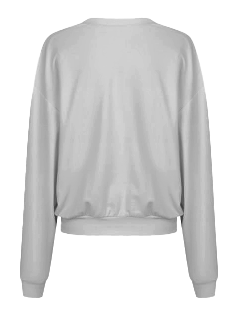 Tamarama Crew Sweat- Grey Marl