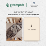 Superfine Merino Baby Blanket - Grey Marl